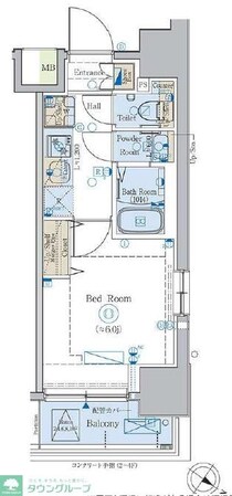 SS.FLAT北品川の物件間取画像
